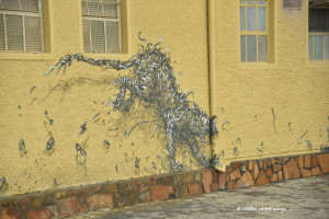 Wandbild in Windhoek